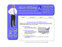 Tablet Screenshot of alanhilling.com